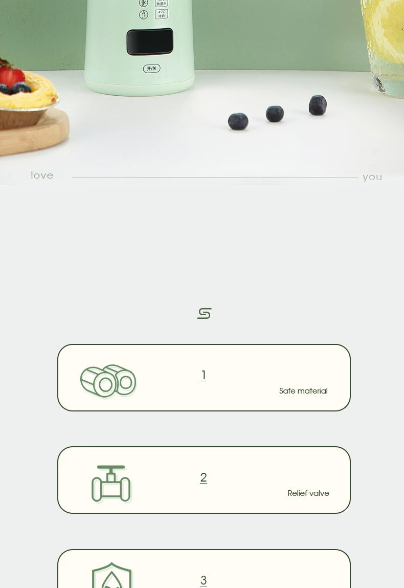 Smart Digital Water Bottle Electric Kettles with Smart Temperature Control Cup Heated Thermal Bottle Stainless Steel Thermos