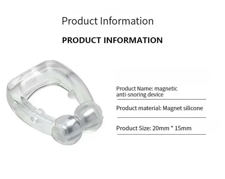 Anti-Snoring Device Magnet Anti Snoring Nose Clip Silicone Stop Snoring Devices Breathe Improve Sleeping Aid Tools 코골이