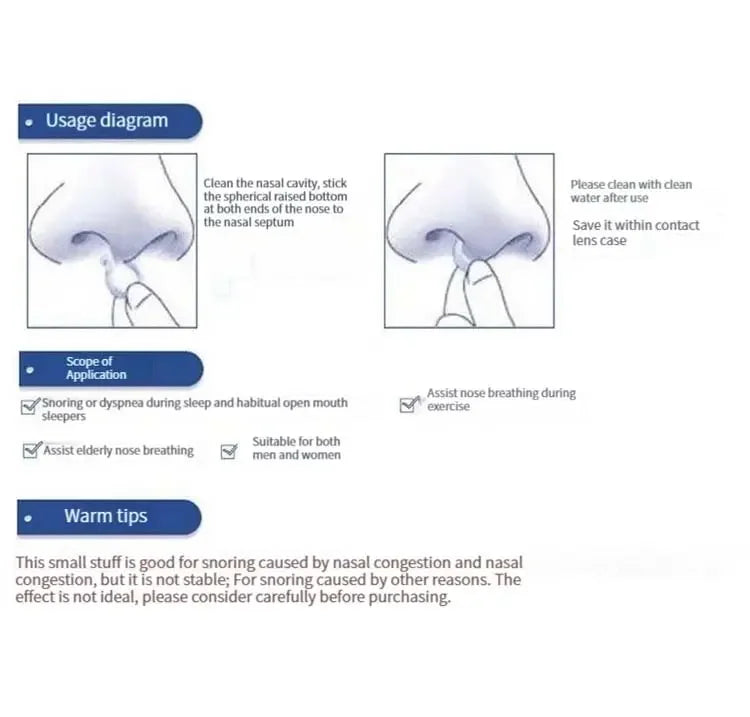 Anti-Snoring Device Magnet Anti Snoring Nose Clip Silicone Stop Snoring Devices Breathe Improve Sleeping Aid Tools 코골이