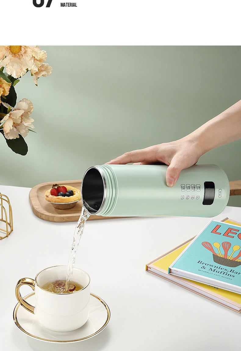 Smart Digital Water Bottle Electric Kettles with Smart Temperature Control Cup Heated Thermal Bottle Stainless Steel Thermos