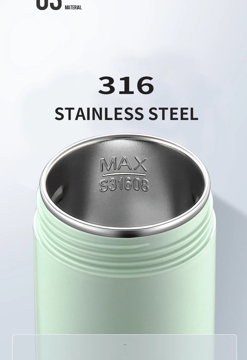 Smart Digital Water Bottle Electric Kettles with Smart Temperature Control Cup Heated Thermal Bottle Stainless Steel Thermos