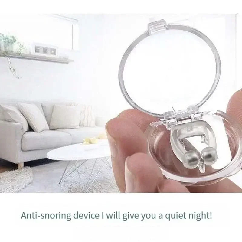 Anti-Snoring Device Magnet Anti Snoring Nose Clip Silicone Stop Snoring Devices Breathe Improve Sleeping Aid Tools 코골이