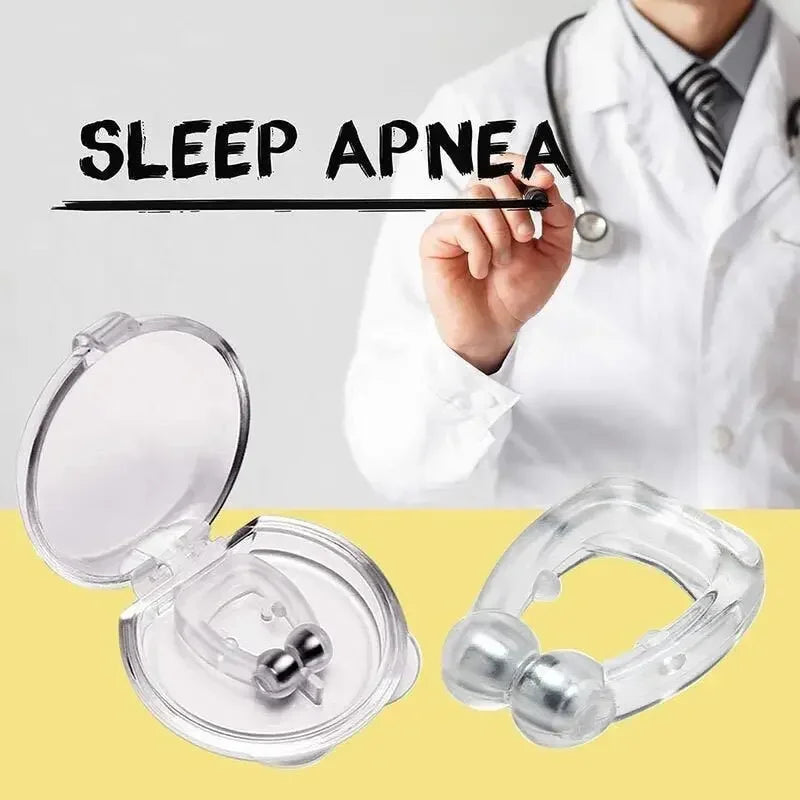 Anti-Snoring Device Magnet Anti Snoring Nose Clip Silicone Stop Snoring Devices Breathe Improve Sleeping Aid Tools 코골이
