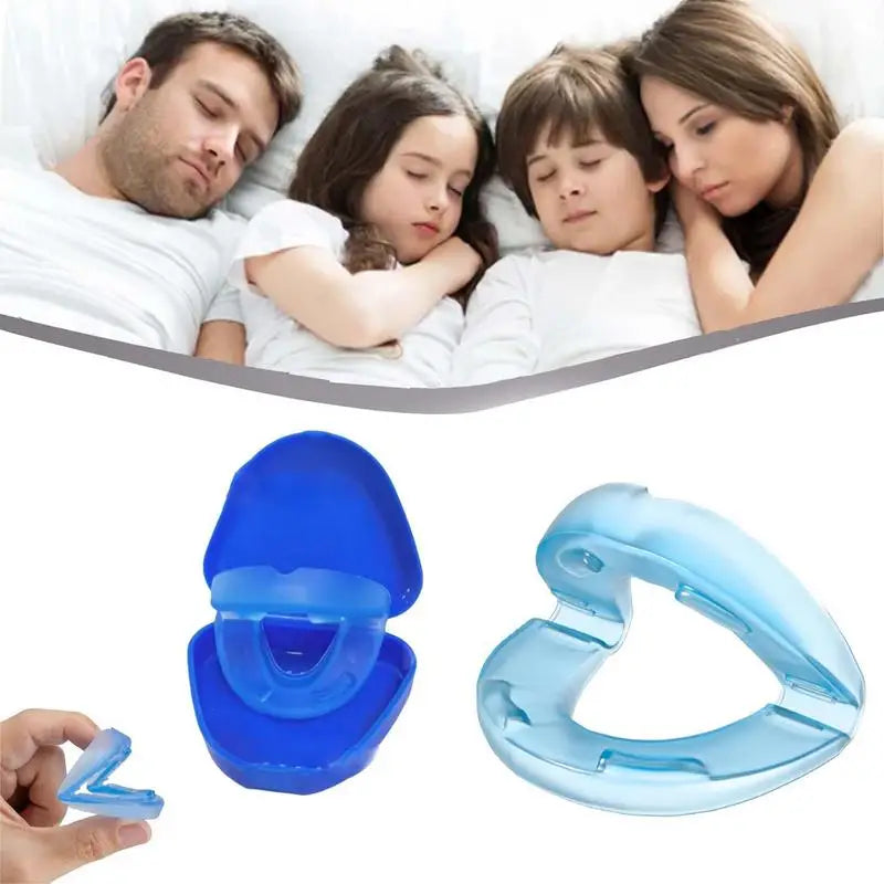Anit-Snore Mouthpiece Soft Silicone Portable Anti Snore Device That Work Sleep Stop Apnea Mouth Guard Stopper For Men Women