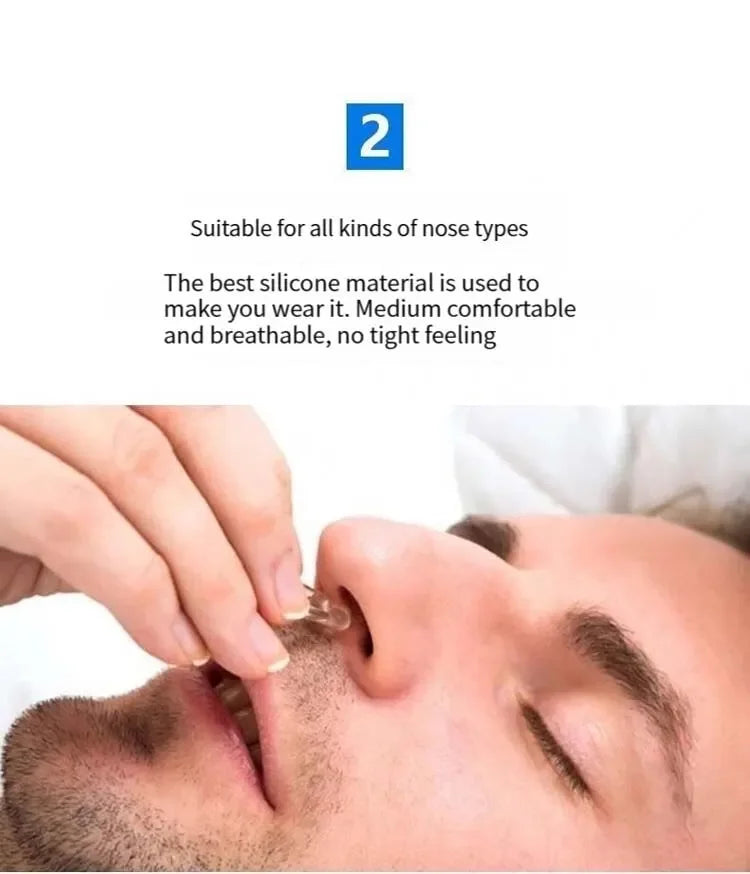 Anti-Snoring Device Magnet Anti Snoring Nose Clip Silicone Stop Snoring Devices Breathe Improve Sleeping Aid Tools 코골이